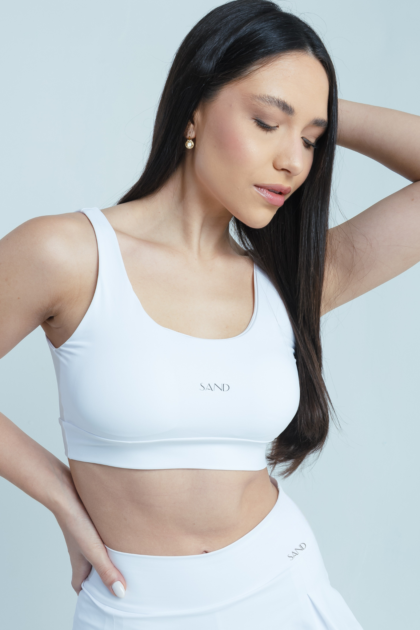 Conjunto Shorts Saia Barra Sul e Top Barra Norte